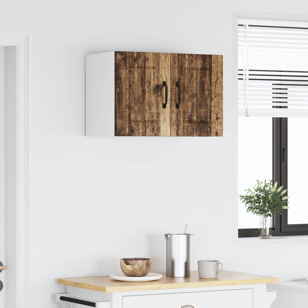 vidaXL Szafka ścienna LUCCA Stare drewno 60 x 31 x 40 cm