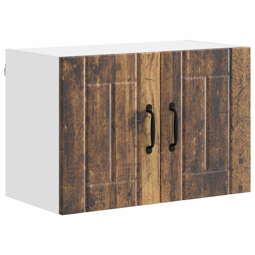 vidaXL Szafka ścienna LUCCA 2 pcs Stare drewno 60 x 31 x 40 cm