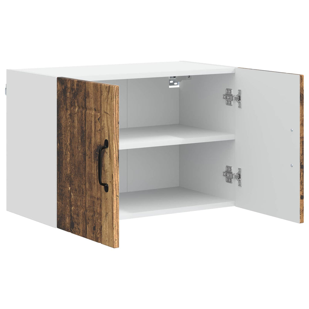 vidaXL Szafka ścienna LUCCA 2 pcs Stare drewno 60 x 31 x 40 cm