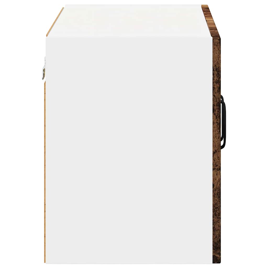 vidaXL Szafka ścienna LUCCA 2 pcs Stare drewno 60 x 31 x 40 cm