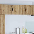 vidaXL Szafka ścienna LUCCA 2 pcs Dąb artisan 60 x 31 x 40 cm
