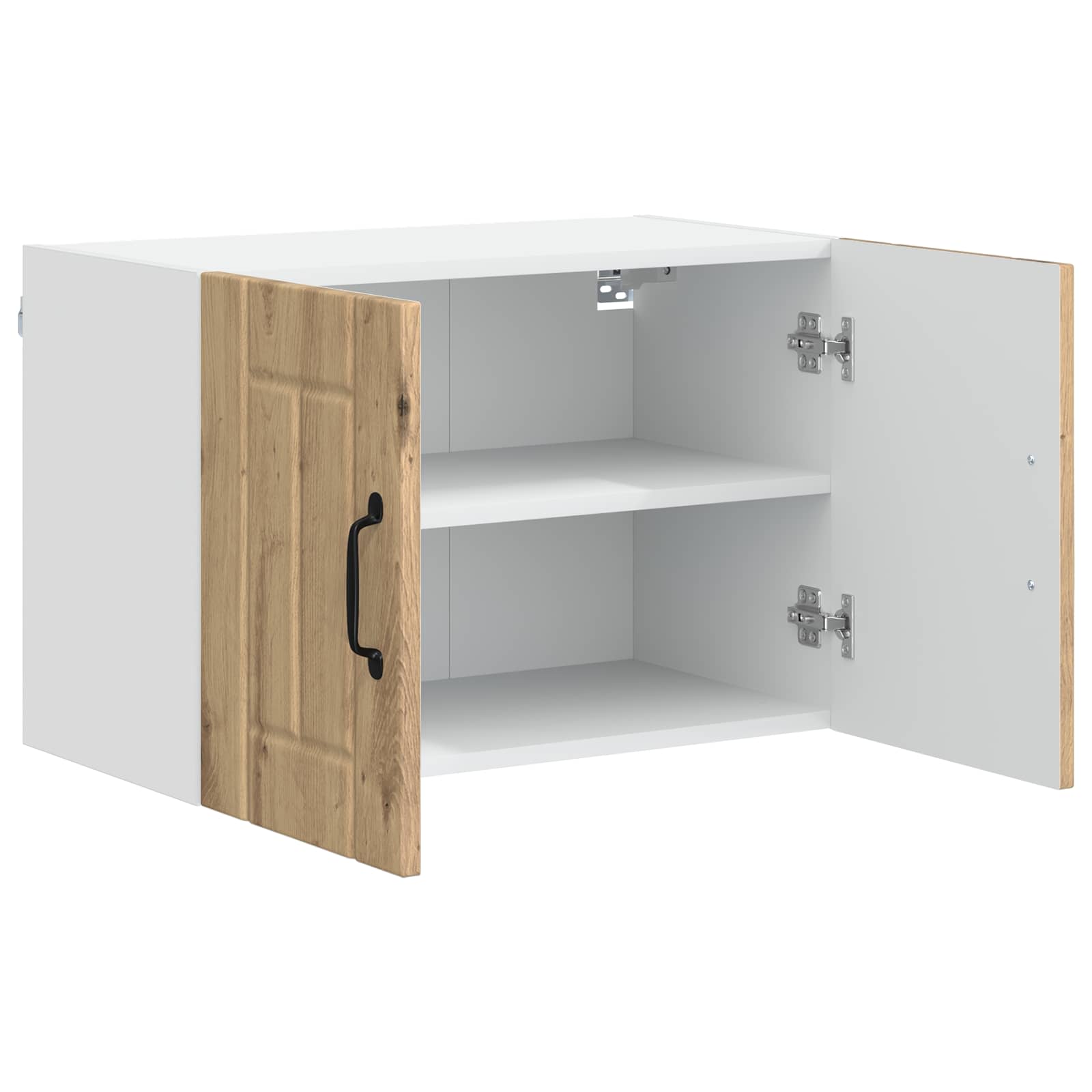 vidaXL Szafka ścienna LUCCA 2 pcs Dąb artisan 60 x 31 x 40 cm