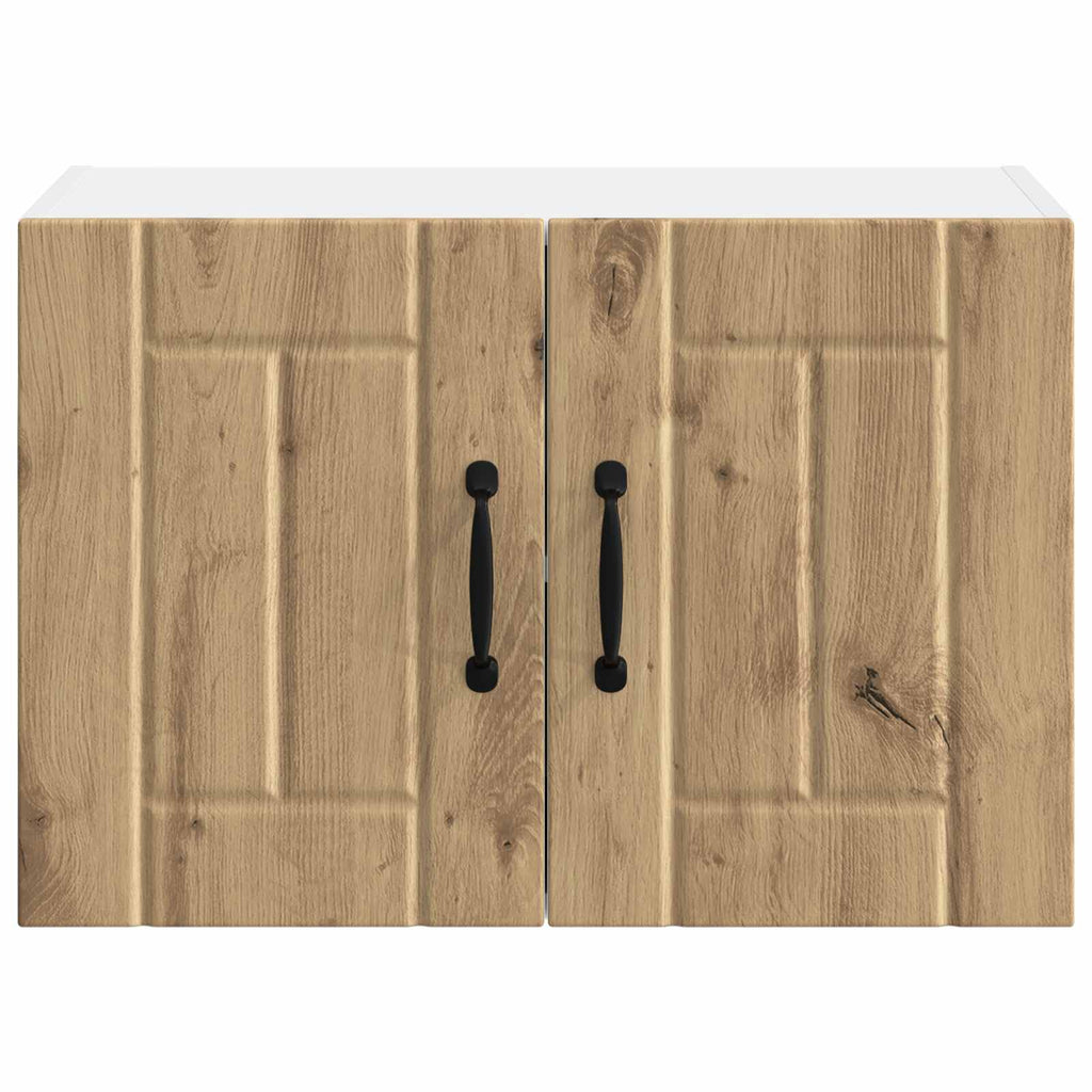 vidaXL Szafka ścienna LUCCA 2 pcs Dąb artisan 60 x 31 x 40 cm