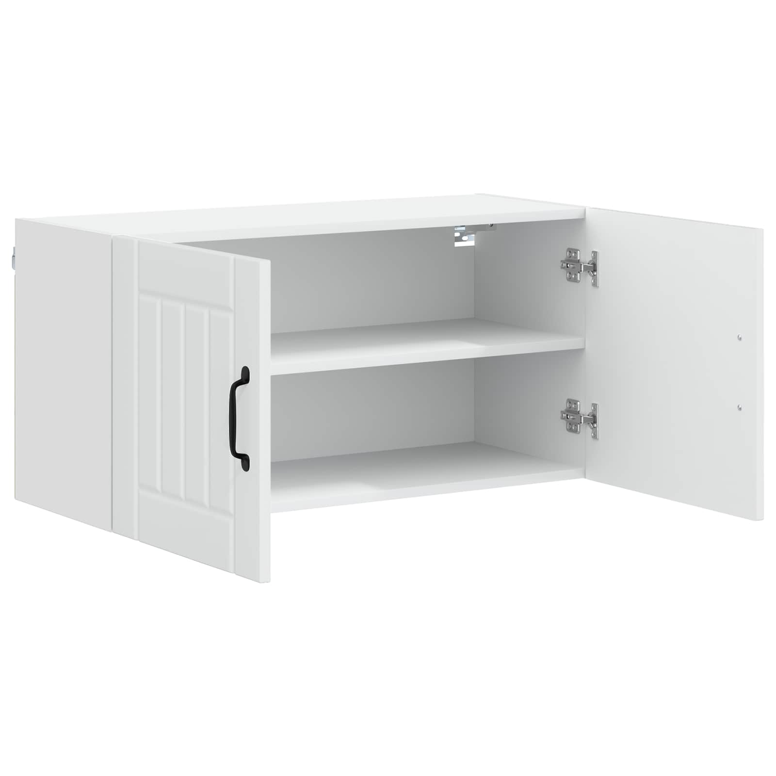 vidaXL Szafka ścienna LUCCA Biały 80 x 31 x 40 cm Drewno inżynieryjne