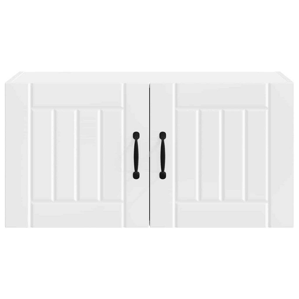 vidaXL Szafka ścienna LUCCA Biały 80 x 31 x 40 cm Drewno inżynieryjne