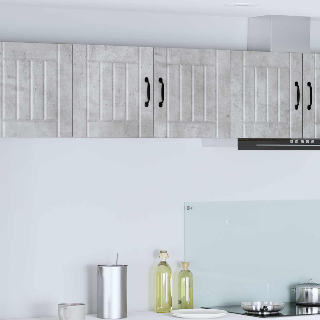 vidaXL Szafka ścienna LUCCA Betonowy szary 80 x 31 x 40 cm