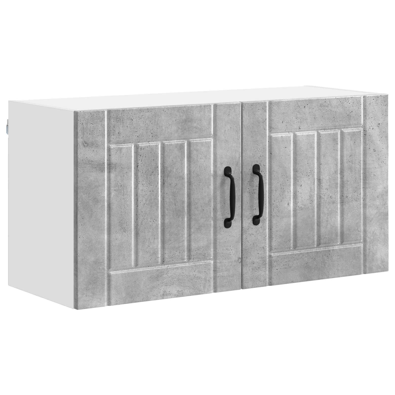 vidaXL Szafka ścienna LUCCA Betonowy szary 80 x 31 x 40 cm