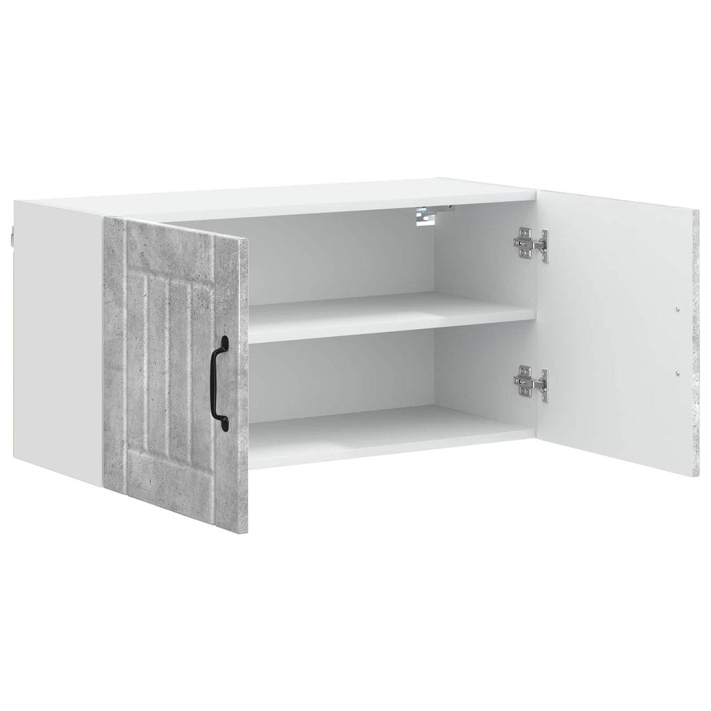 vidaXL Szafka ścienna LUCCA Betonowy szary 80 x 31 x 40 cm