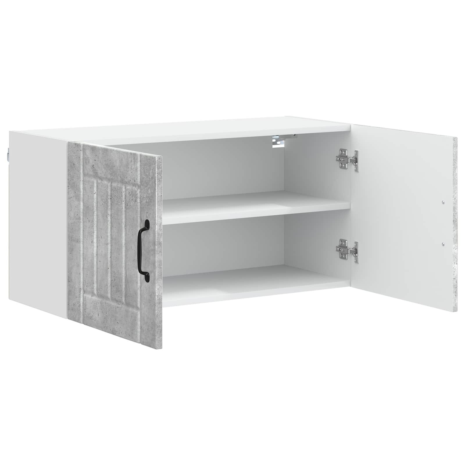 vidaXL Szafka ścienna LUCCA Betonowy szary 80 x 31 x 40 cm
