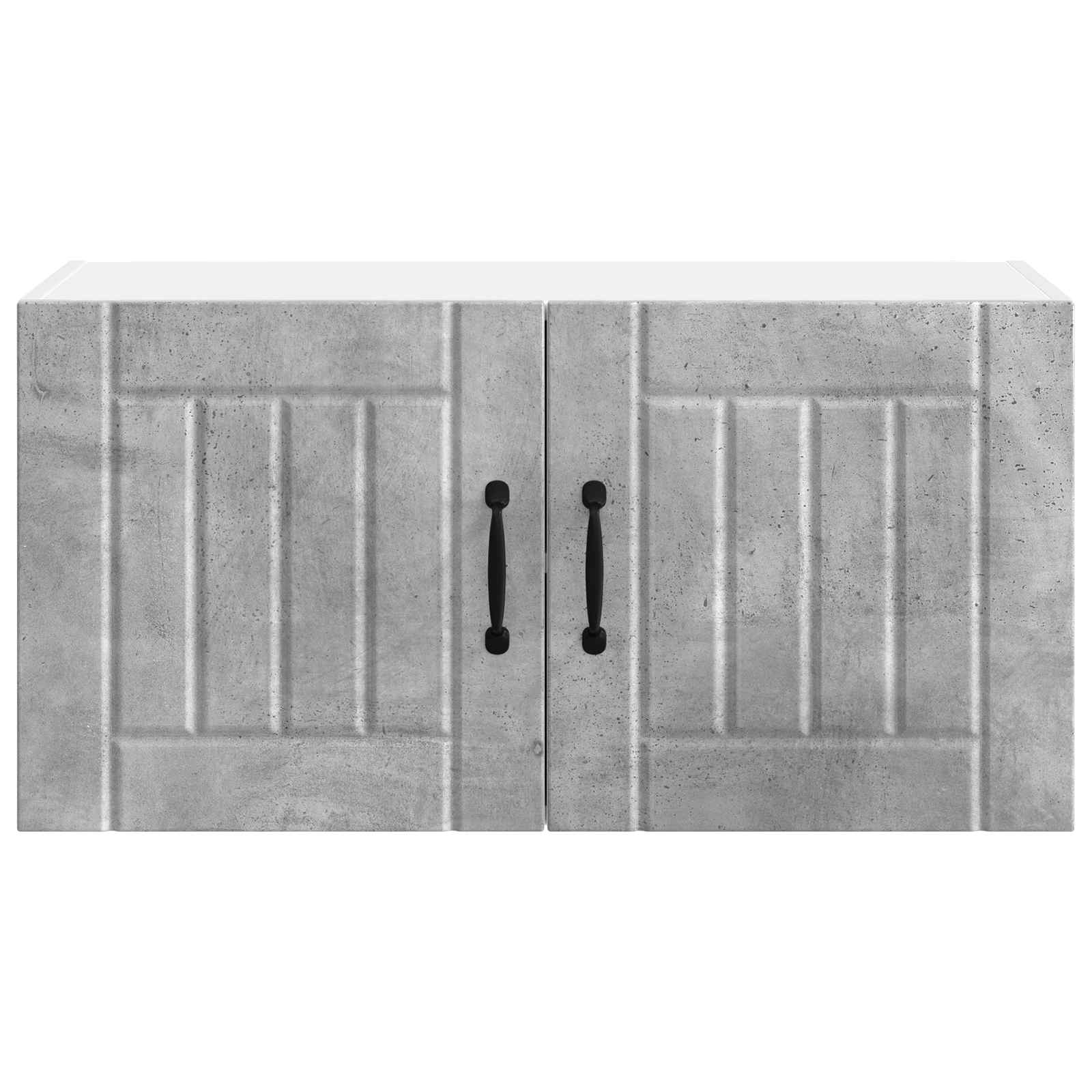 vidaXL Szafka ścienna LUCCA Betonowy szary 80 x 31 x 40 cm