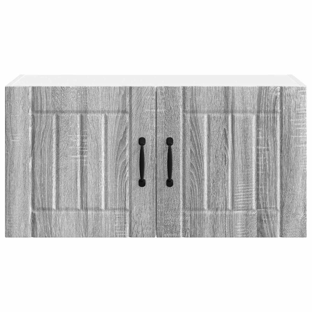 vidaXL Szafka ścienna LUCCA Szary Sonoma 80 x 31 x 40 cm