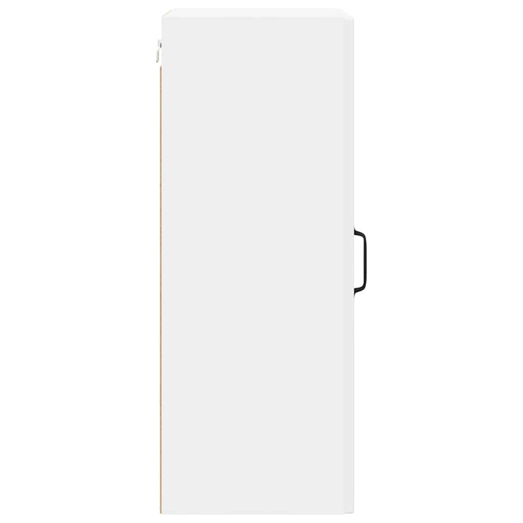 vidaXL Szafka szklana na ścianę LUCCA 2 pcs Biały 40 x 31 x 80 cm