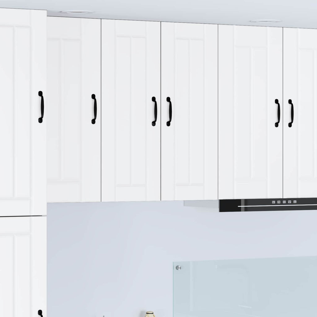 vidaXL Szafka ścienna LUCCA 2 pcs Biały 30 x 31 x 80 cm