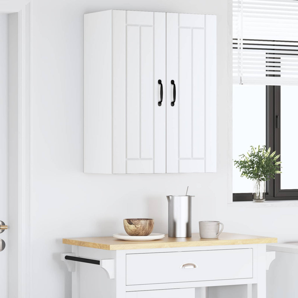 vidaXL Szafka ścienna LUCCA 2 pcs Biały 30 x 31 x 80 cm