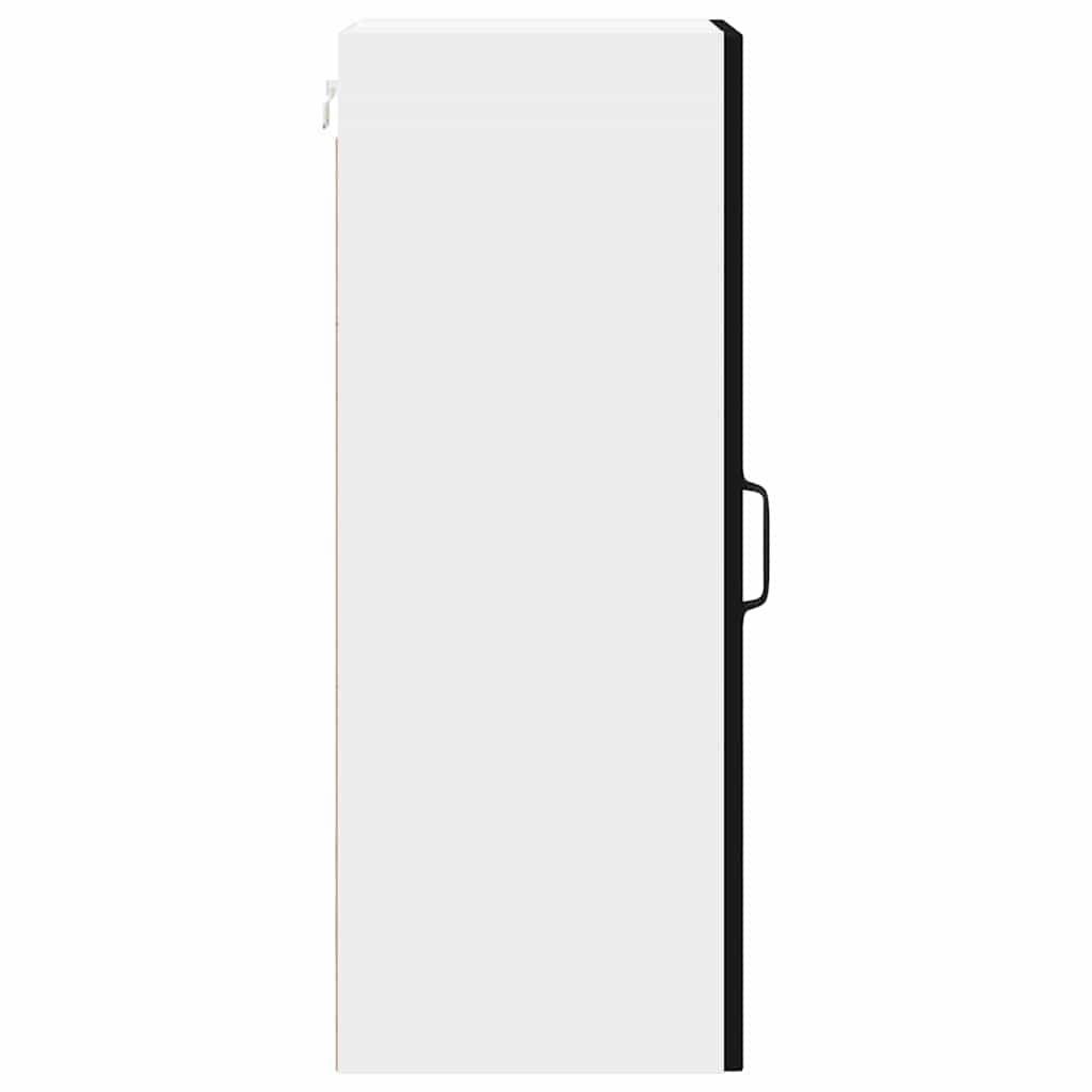 vidaXL Szafka ścienna LUCCA 2 pcs Czarny 30 x 31 x 80 cm