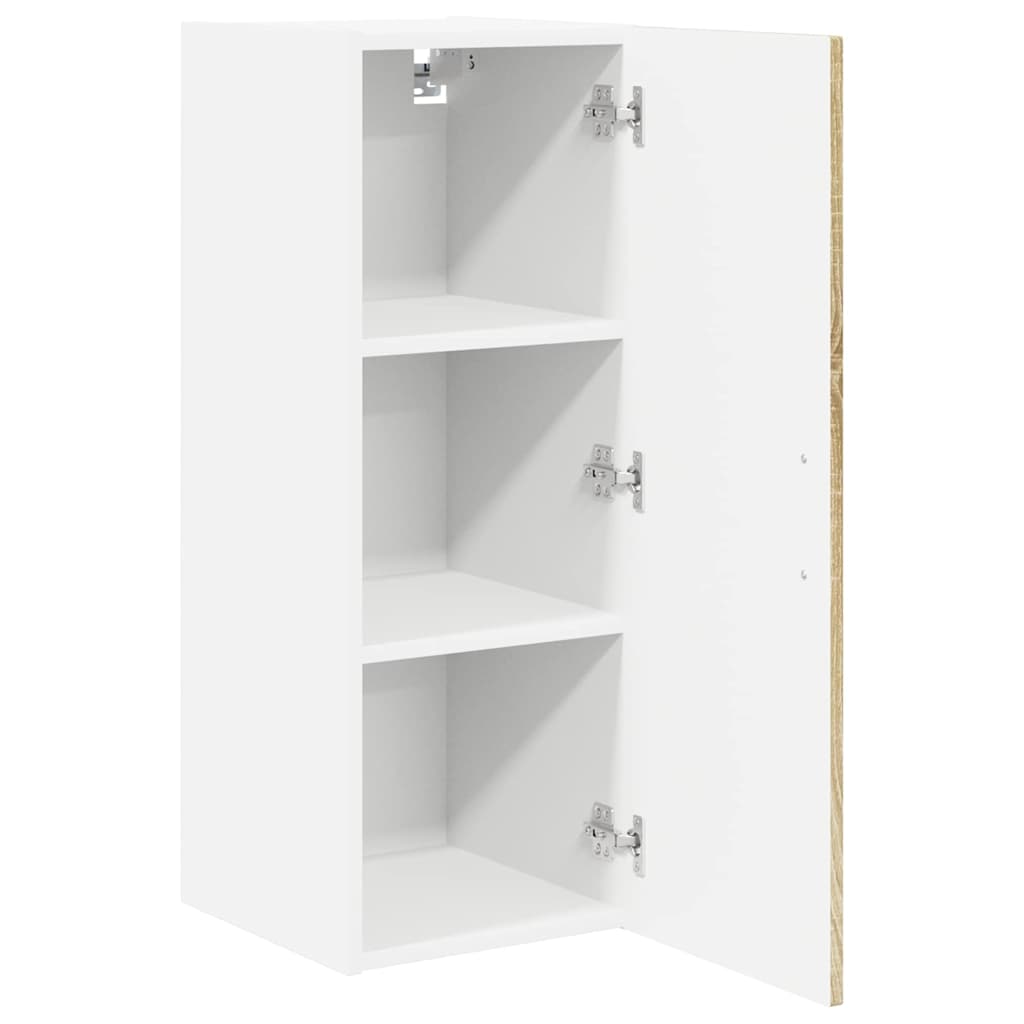 vidaXL Szafka ścienna LUCCA 2 pcs dąb Sonoma 30 x 31 x 80 cm