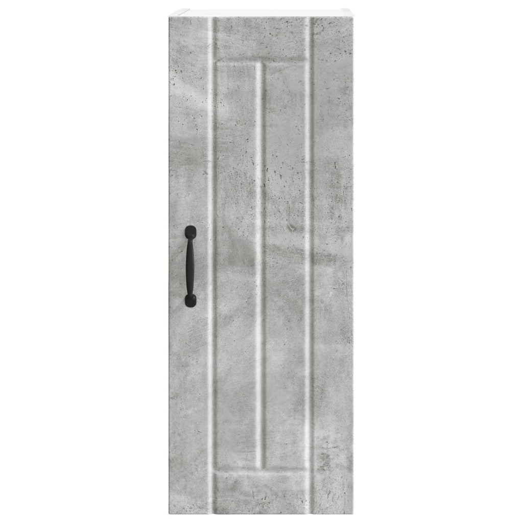 vidaXL Szafka ścienna LUCCA Betonowy szary 30 x 31 x 80 cm