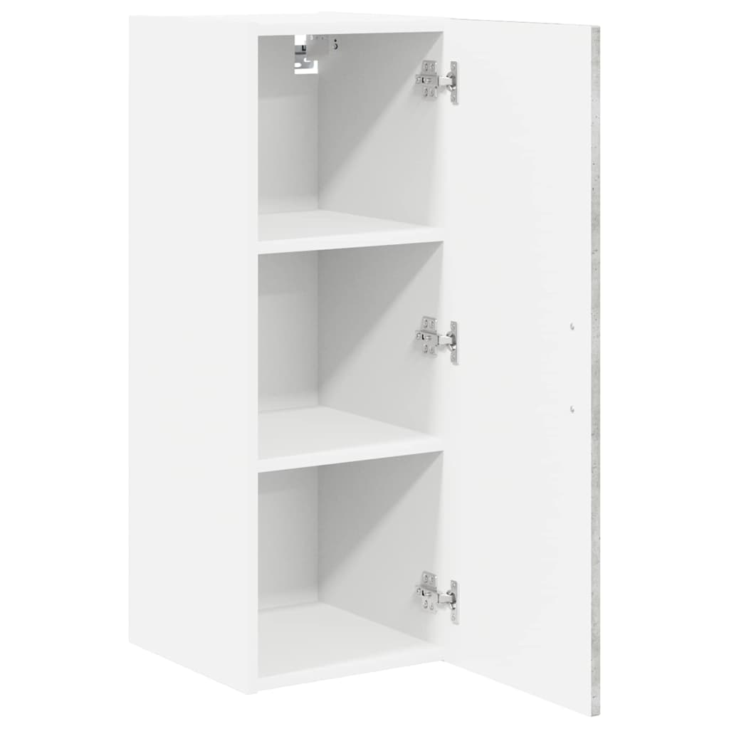 vidaXL Szafka ścienna LUCCA 2 pcs Betonowy szary 30 x 31 x 80 cm