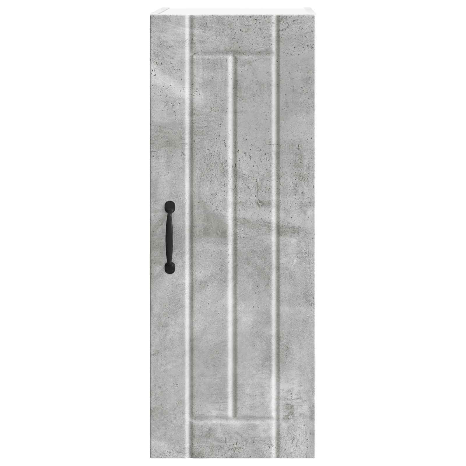 vidaXL Szafka ścienna LUCCA 2 pcs Betonowy szary 30 x 31 x 80 cm