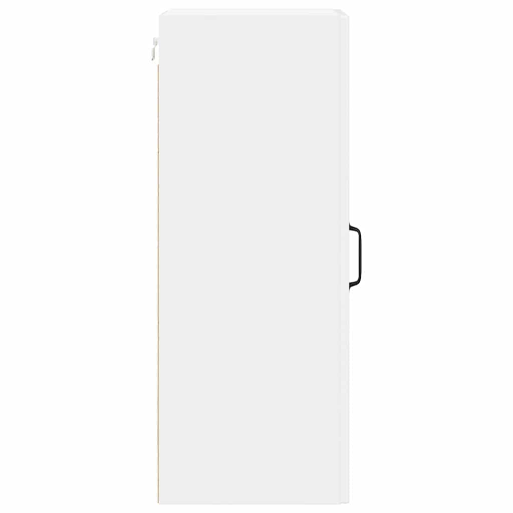vidaXL Szafka ścienna LUCCA 2 pcs Biały wysoki połysk 30 x 31 x 80 cm