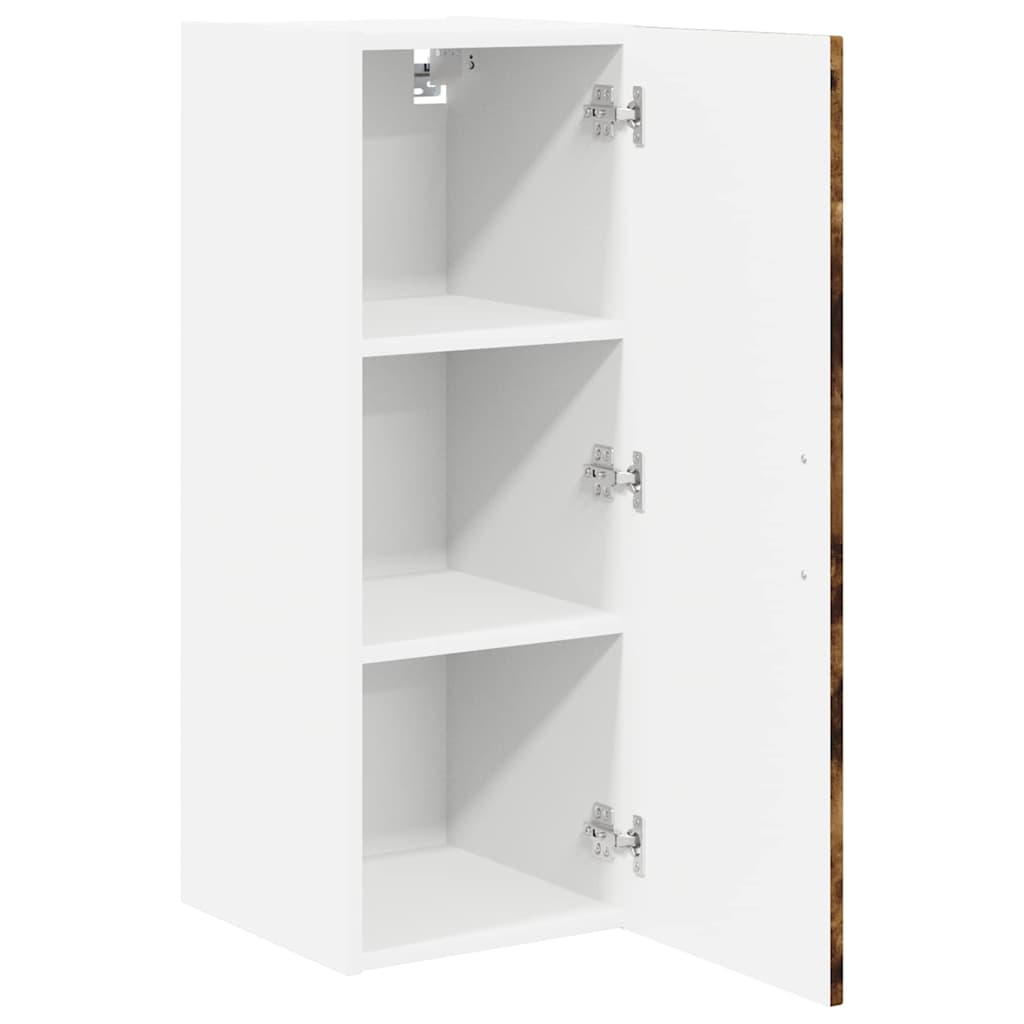 vidaXL Szafka ścienna LUCCA 2 pcs Dąb wędzony 30 x 31 x 80 cm