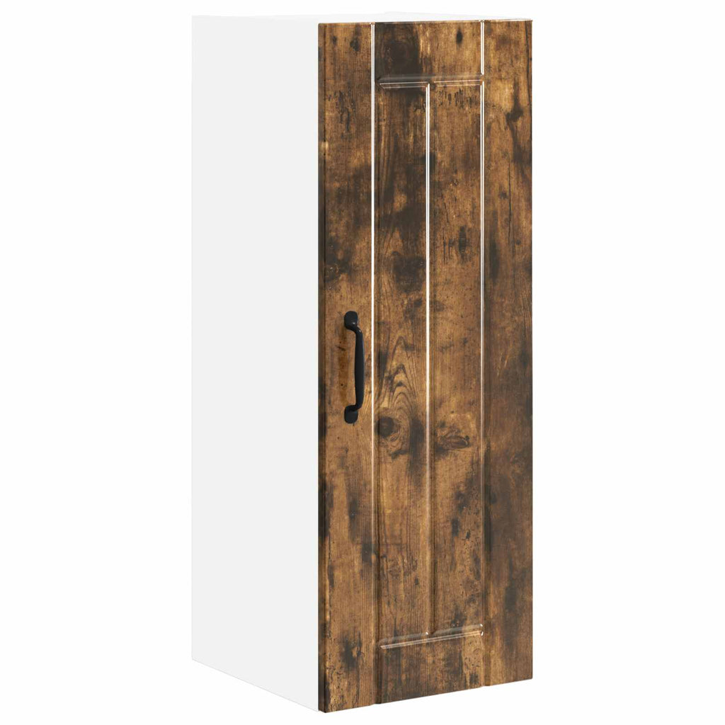 vidaXL Szafka ścienna LUCCA 2 pcs Dąb wędzony 30 x 31 x 80 cm