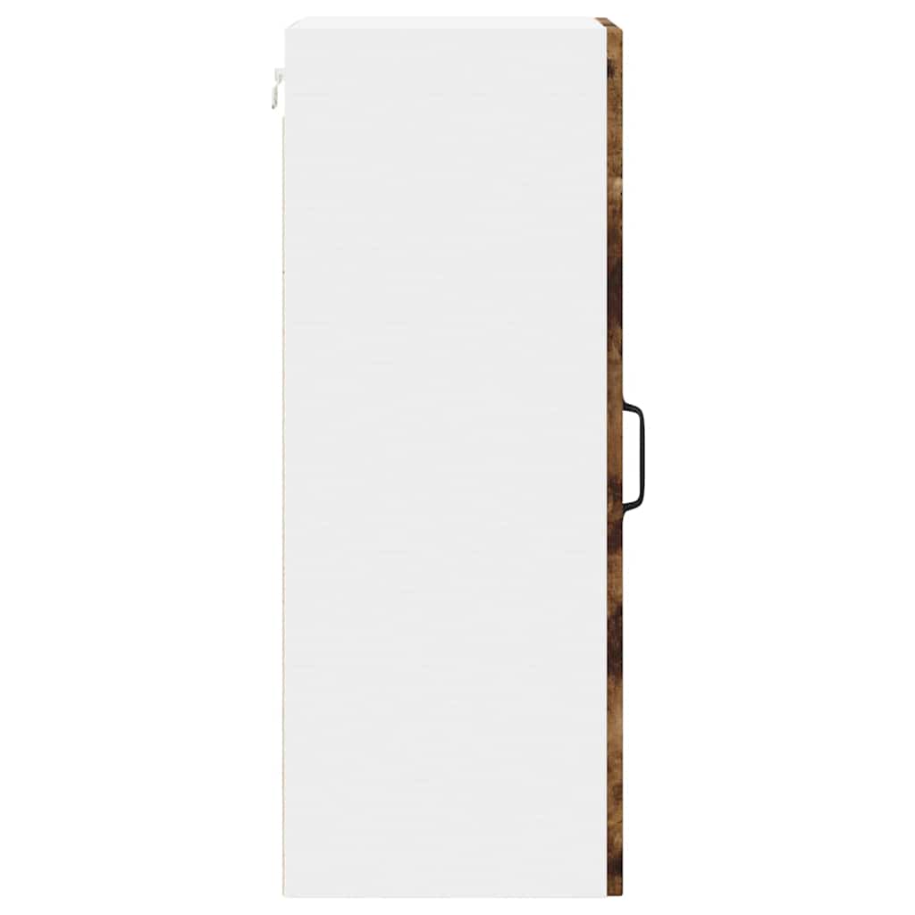 vidaXL Szafka ścienna LUCCA 2 pcs Dąb wędzony 30 x 31 x 80 cm