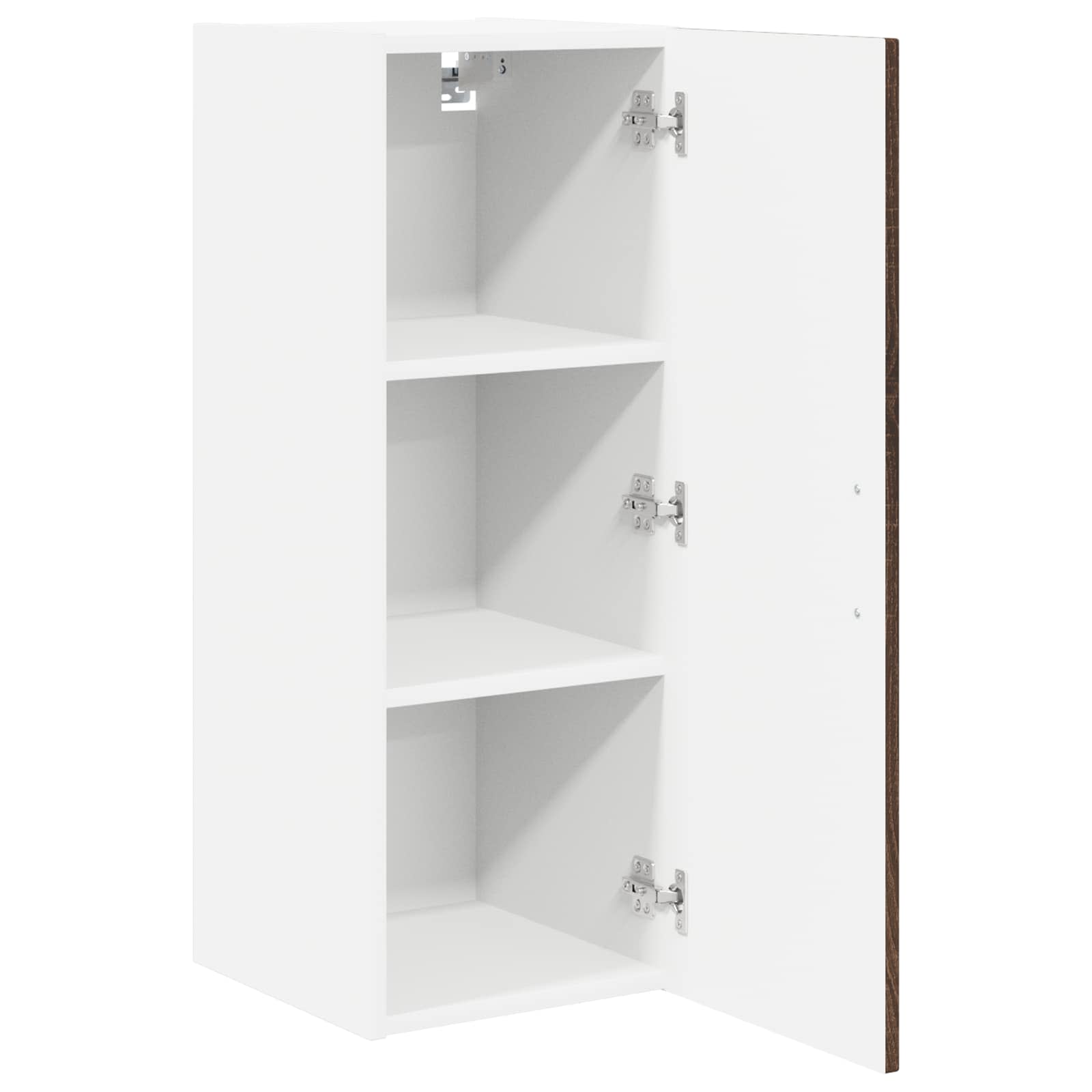 vidaXL Szafka ścienna LUCCA 2 pcs Brązowy dąb 30 x 31 x 80 cm