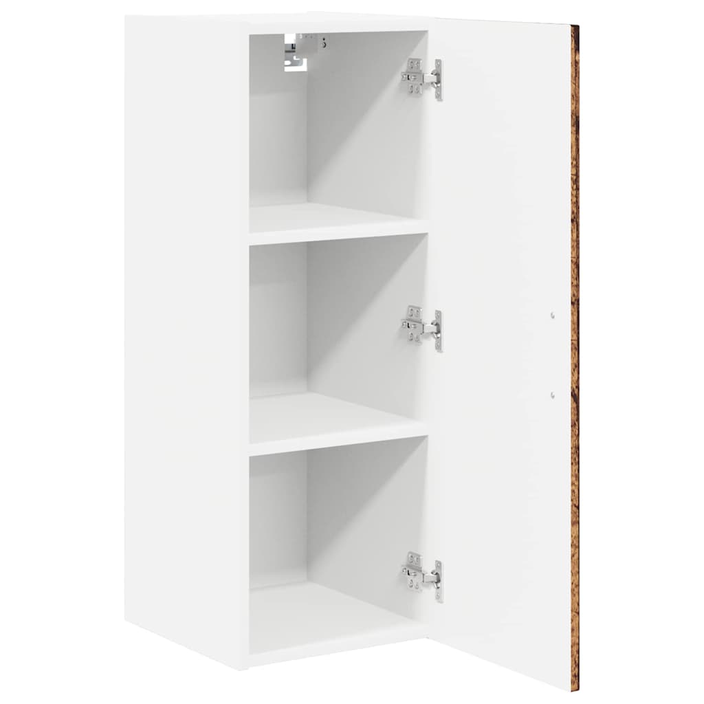 vidaXL Szafka ścienna LUCCA 2 pcs Stare drewno 30 x 31 x 80 cm