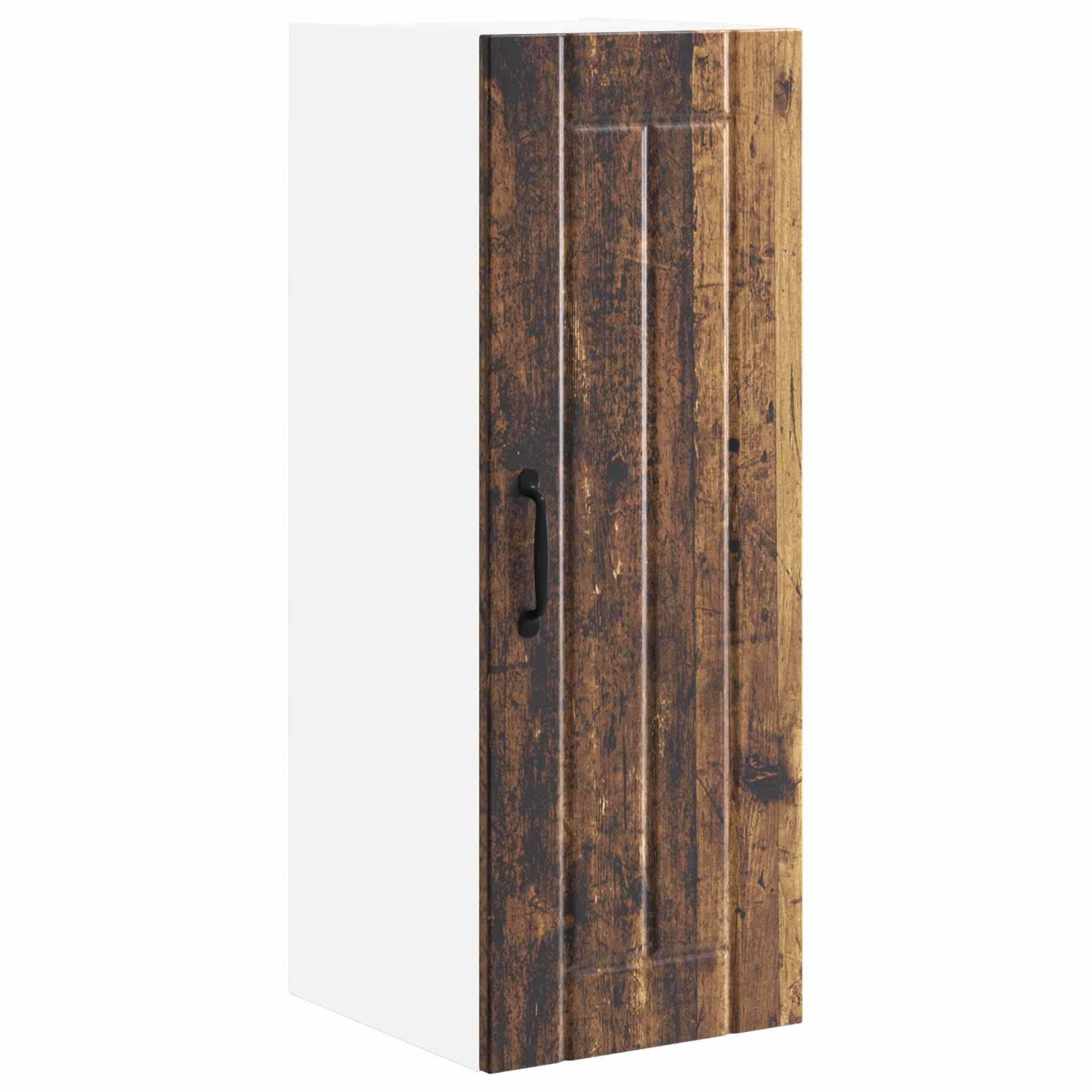 vidaXL Szafka ścienna LUCCA 2 pcs Stare drewno 30 x 31 x 80 cm