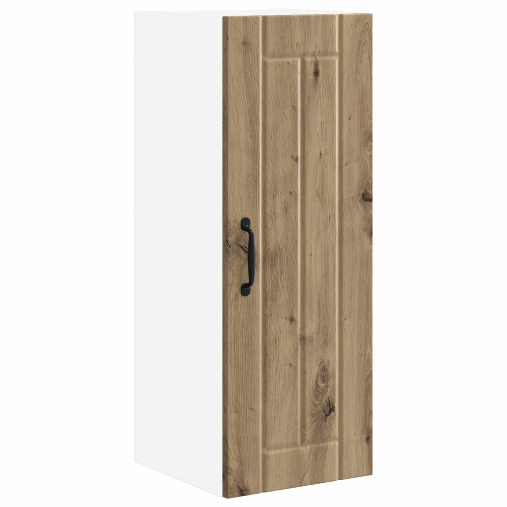 vidaXL Szafka ścienna LUCCA 2 pcs Dąb artisan 30 x 31 x 80 cm