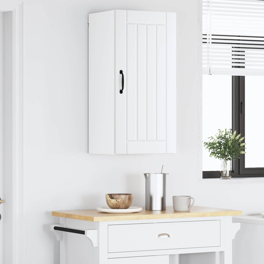 vidaXL Szafka ścienna LUCCA Biały 40 x 31 x 80 cm Drewno inżynieryjne