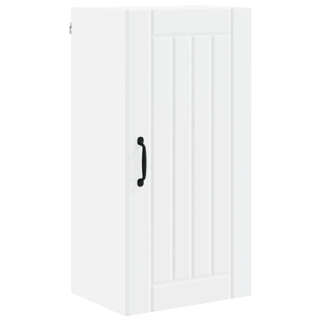 vidaXL Szafka ścienna LUCCA Biały 40 x 31 x 80 cm Drewno inżynieryjne