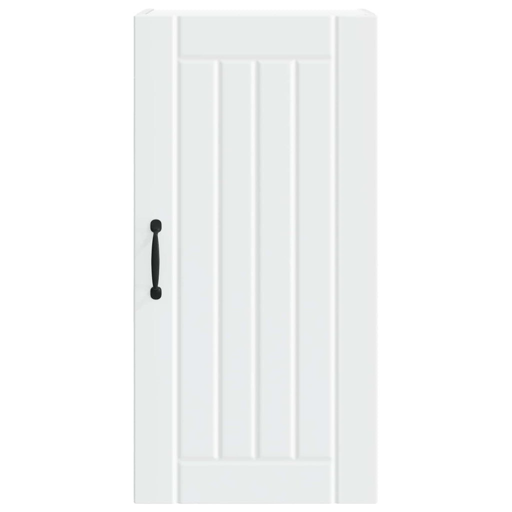 vidaXL Szafka ścienna LUCCA Biały 40 x 31 x 80 cm Drewno inżynieryjne