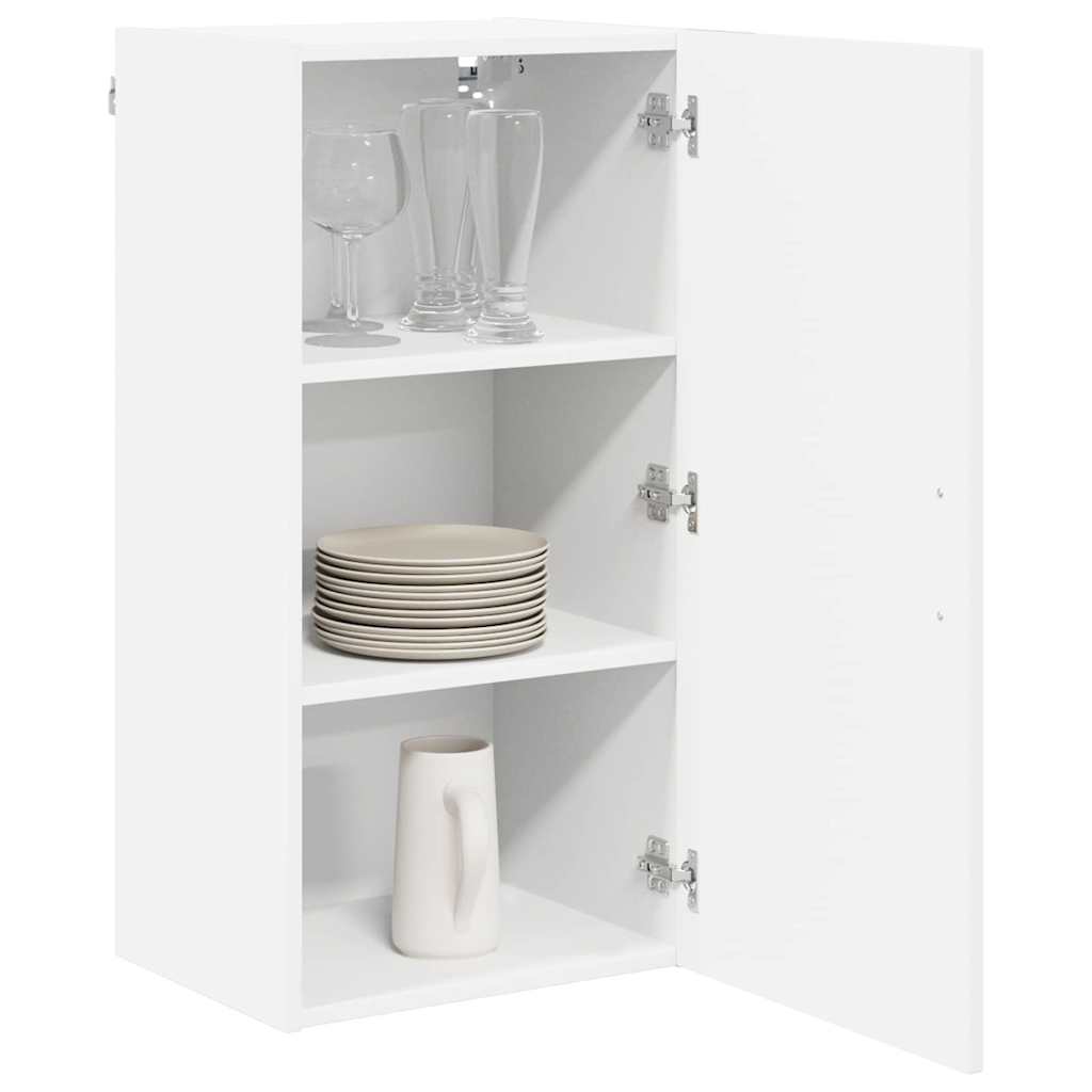 vidaXL Szafka ścienna LUCCA Biały 40 x 31 x 80 cm Drewno inżynieryjne