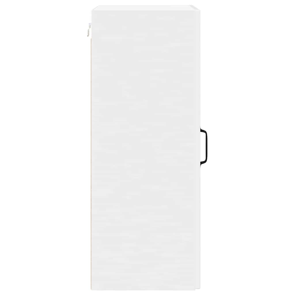 vidaXL Szafka ścienna LUCCA Biały wysoki połysk 40 x 31 x 80 cm
