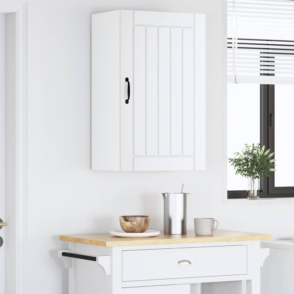 vidaXL Szafka ścienna LUCCA Biały 50 x 31 x 80 cm Drewno inżynieryjne