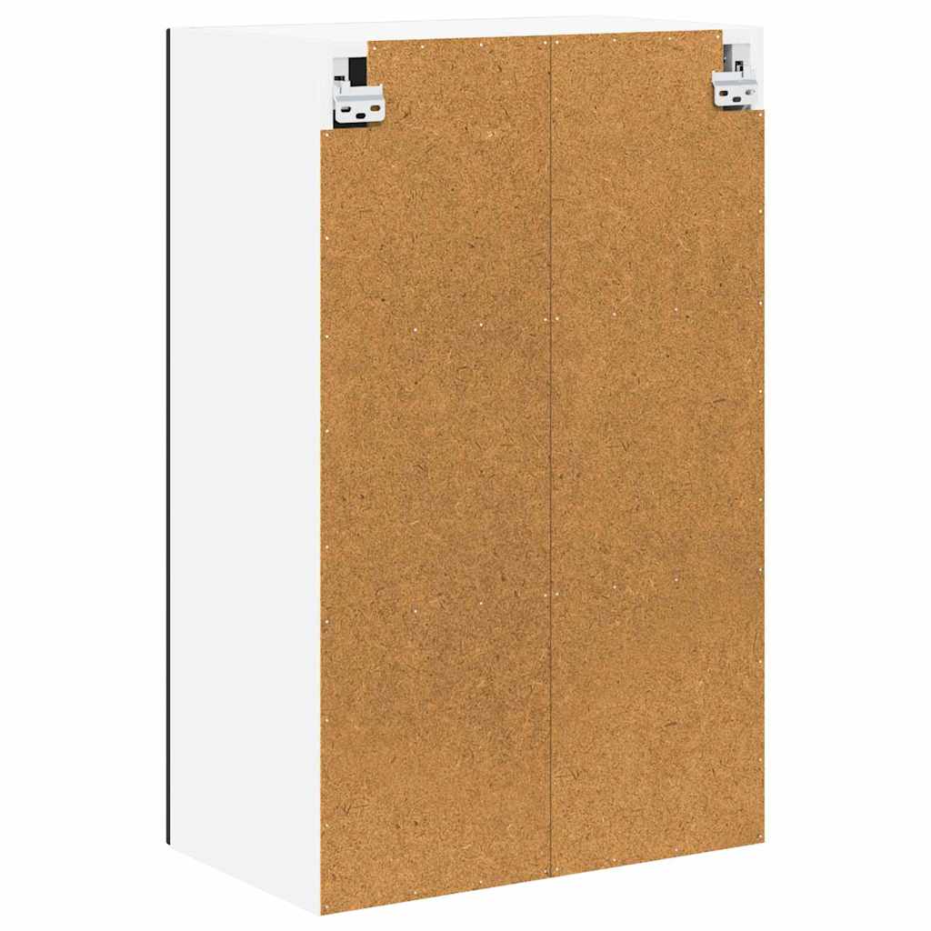 vidaXL Szafka ścienna LUCCA Czarny 50 x 31 x 80 cm Drewno inżynieryjne
