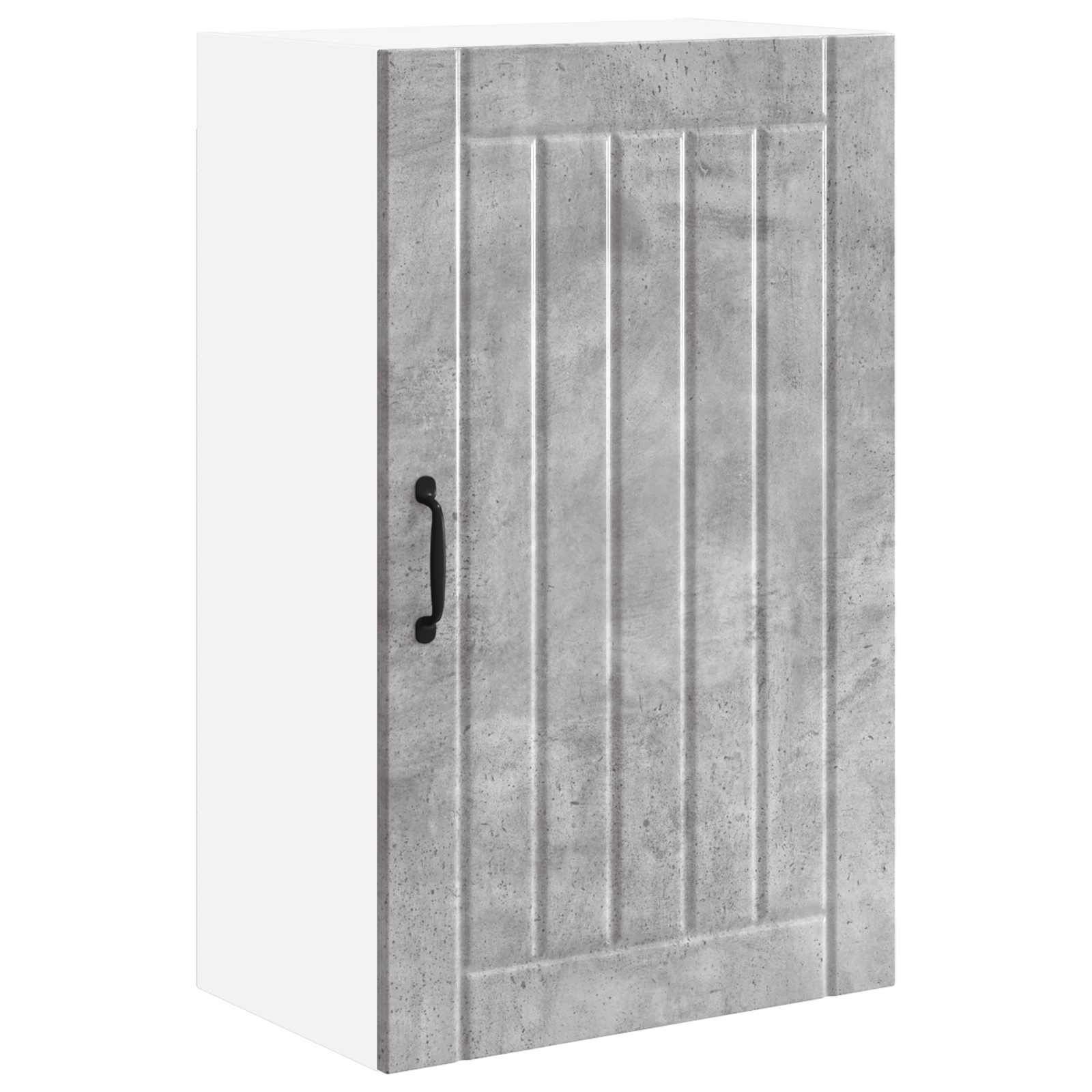 vidaXL Szafka ścienna LUCCA Betonowy szary 50 x 31 x 80 cm