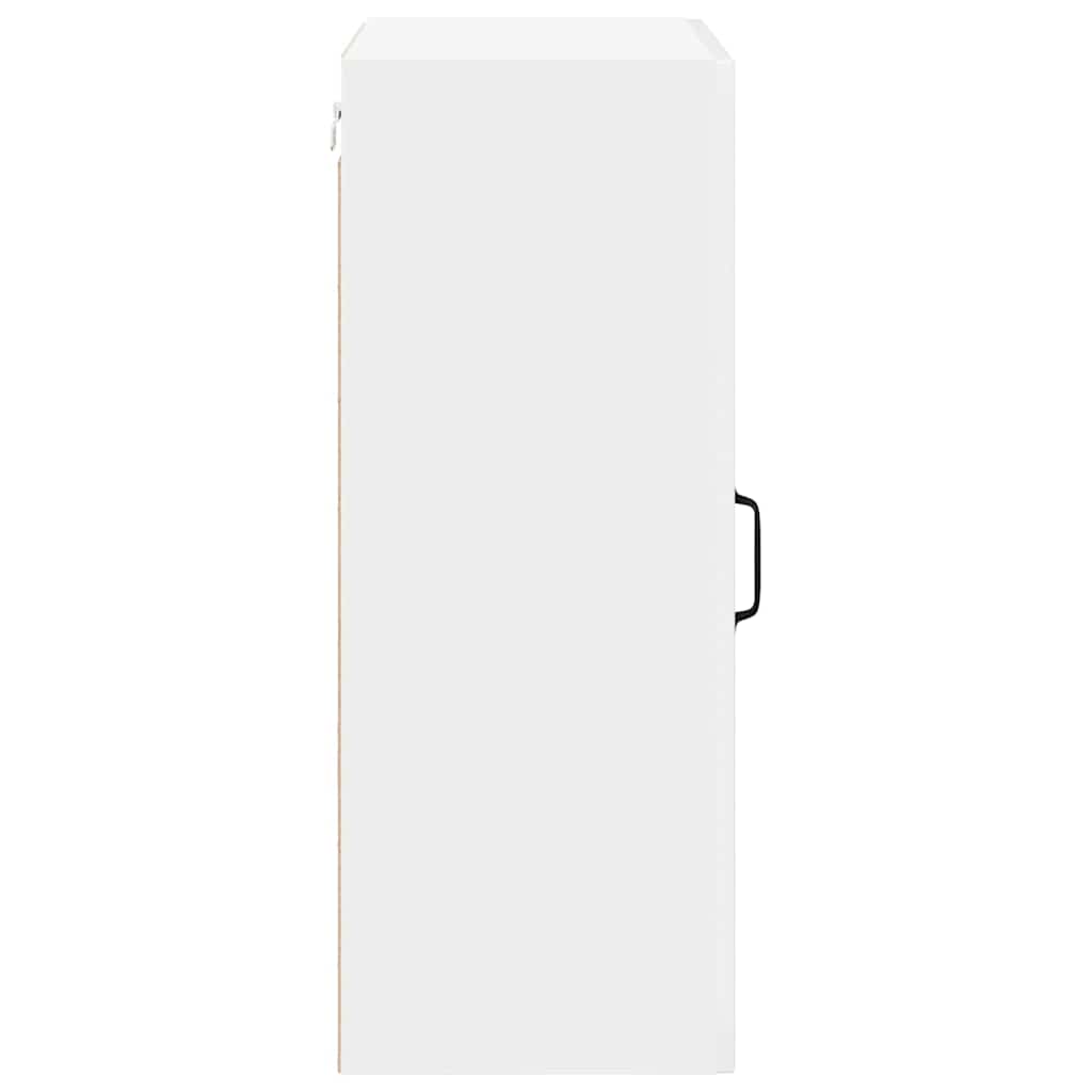vidaXL Szafka ścienna LUCCA Biały wysoki połysk 50 x 31 x 80 cm