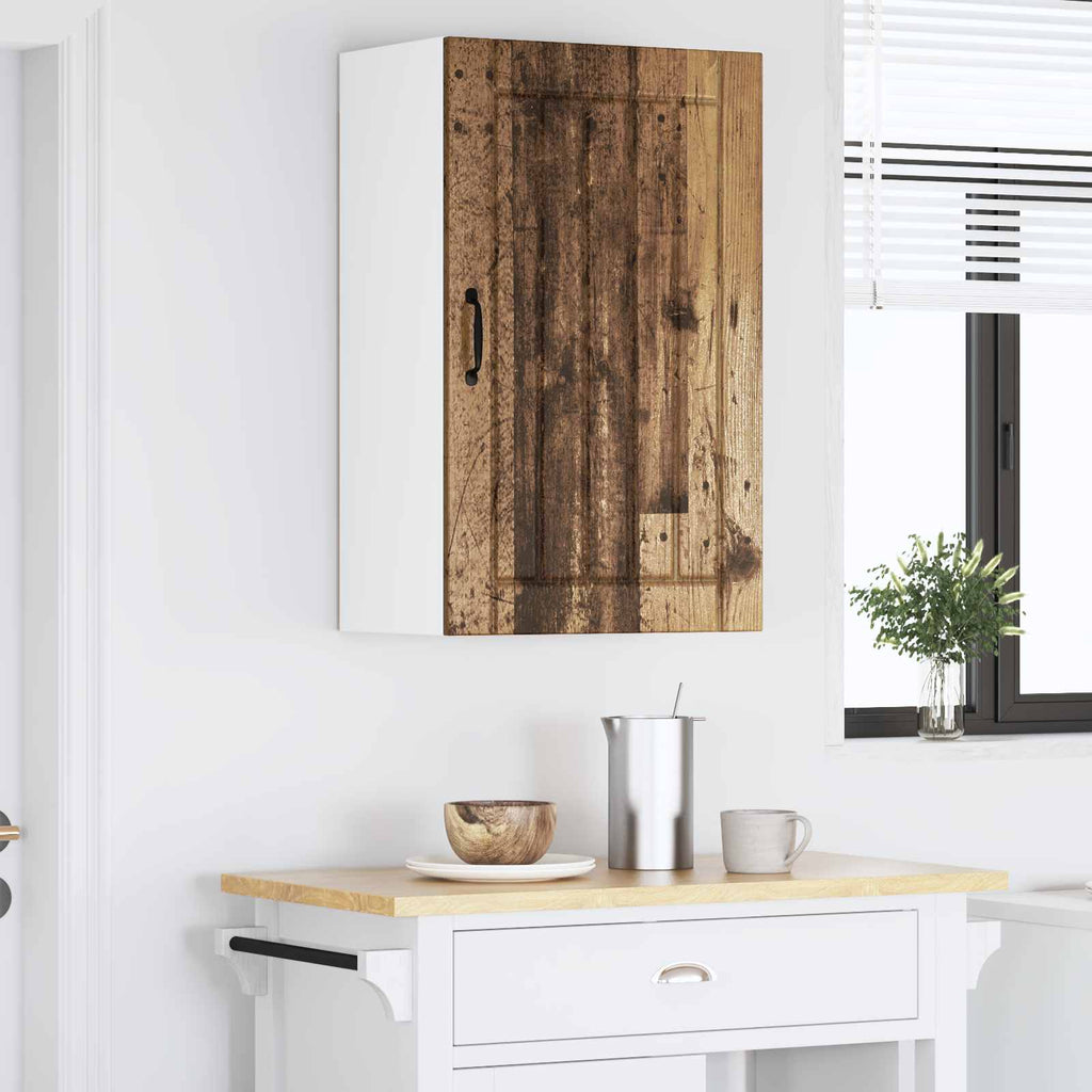vidaXL Szafka ścienna LUCCA Stare drewno 50 x 31 x 80 cm