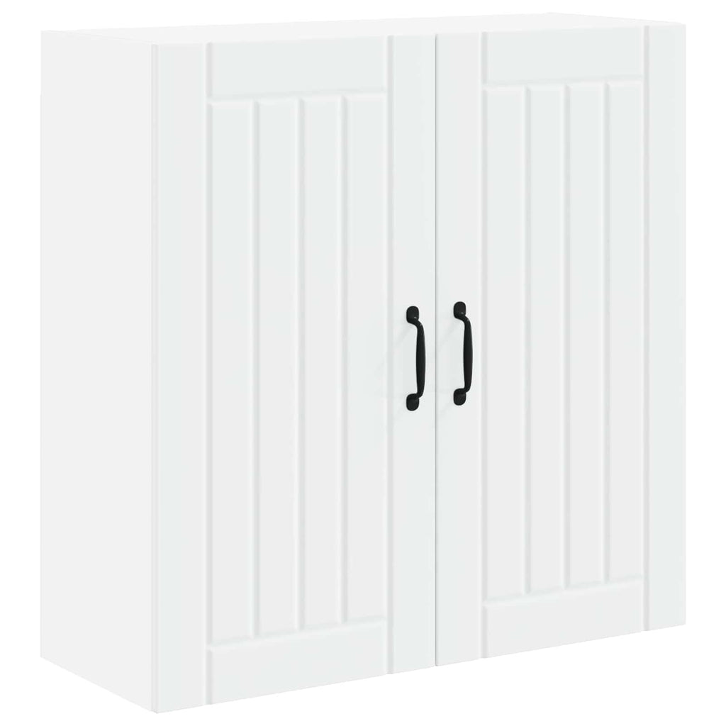 vidaXL Szafka ścienna LUCCA Biały 80 x 31 x 80 cm Drewno inżynieryjne