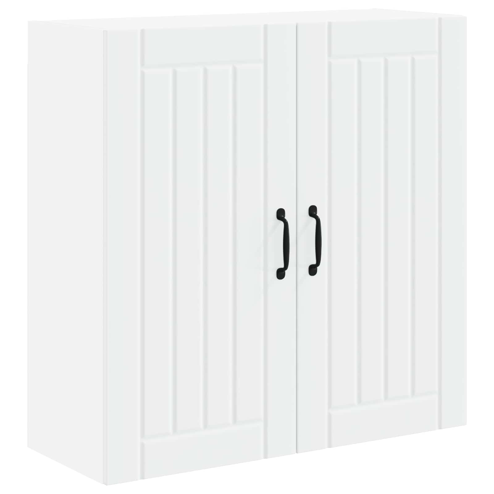 vidaXL Szafka ścienna LUCCA Biały 80 x 31 x 80 cm Drewno inżynieryjne