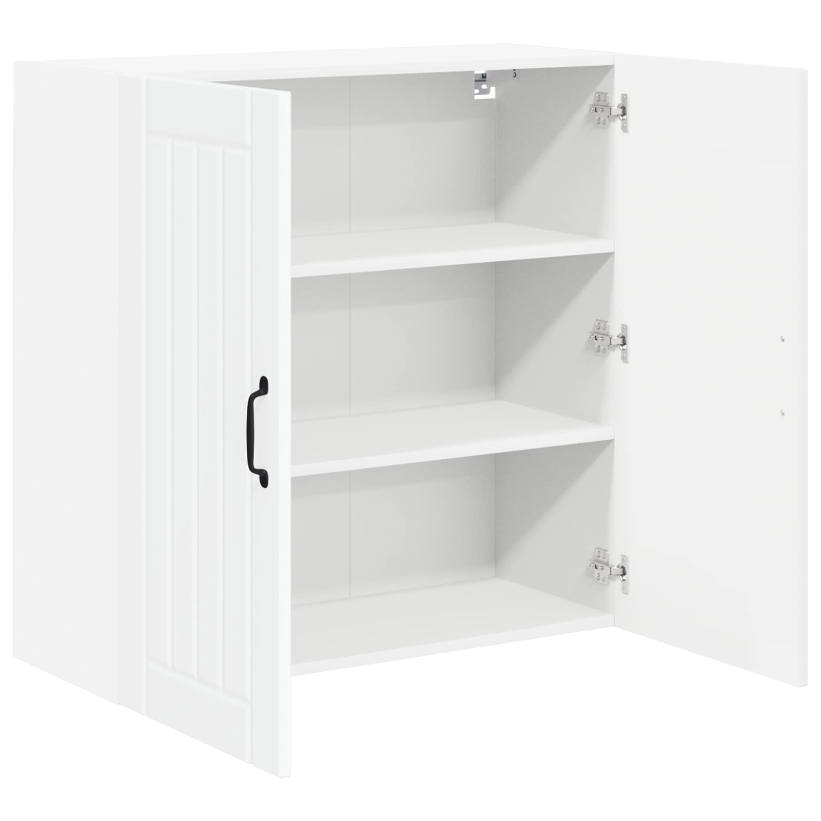 vidaXL Szafka ścienna LUCCA Biały 80 x 31 x 80 cm Drewno inżynieryjne