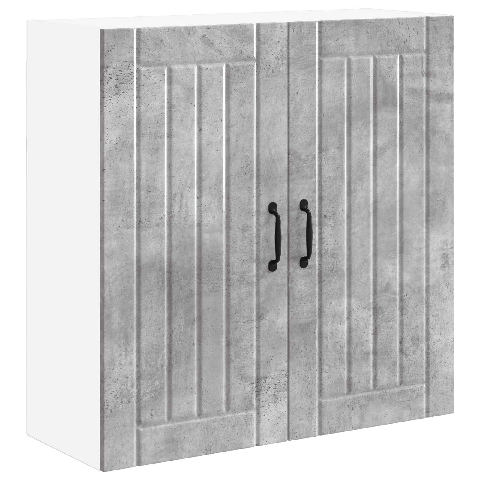 vidaXL Szafka ścienna LUCCA Betonowy szary 80 x 31 x 80 cm