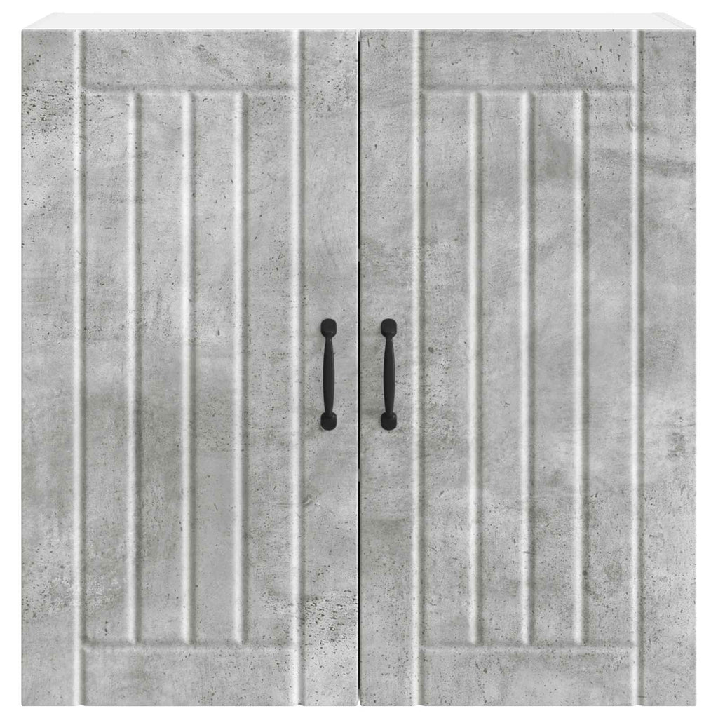 vidaXL Szafka ścienna LUCCA Betonowy szary 80 x 31 x 80 cm