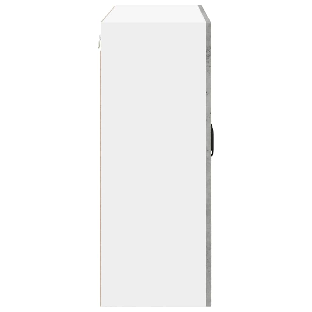 vidaXL Szafka ścienna LUCCA Betonowy szary 80 x 31 x 80 cm