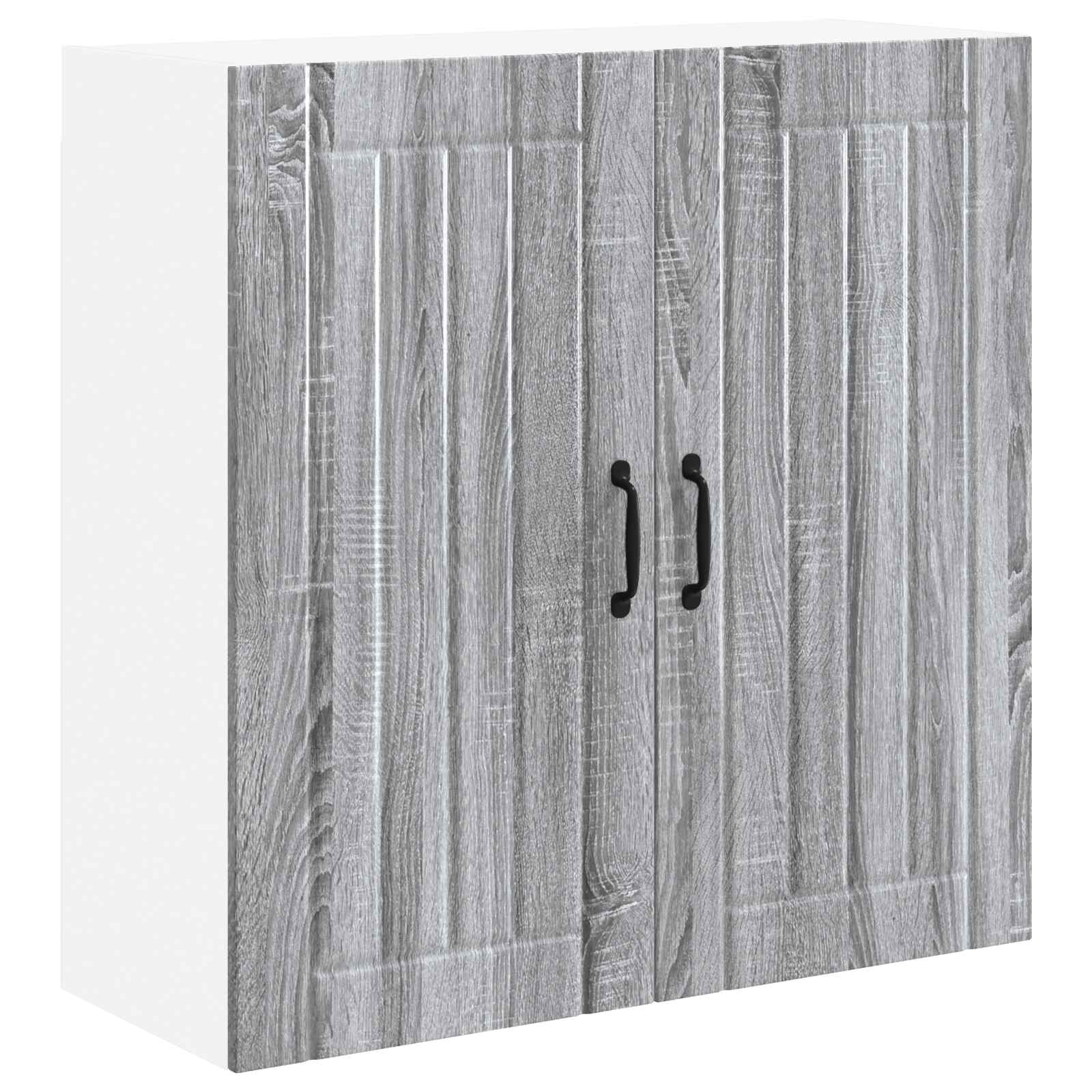 vidaXL Szafka ścienna LUCCA Szary Sonoma 80 x 31 x 80 cm