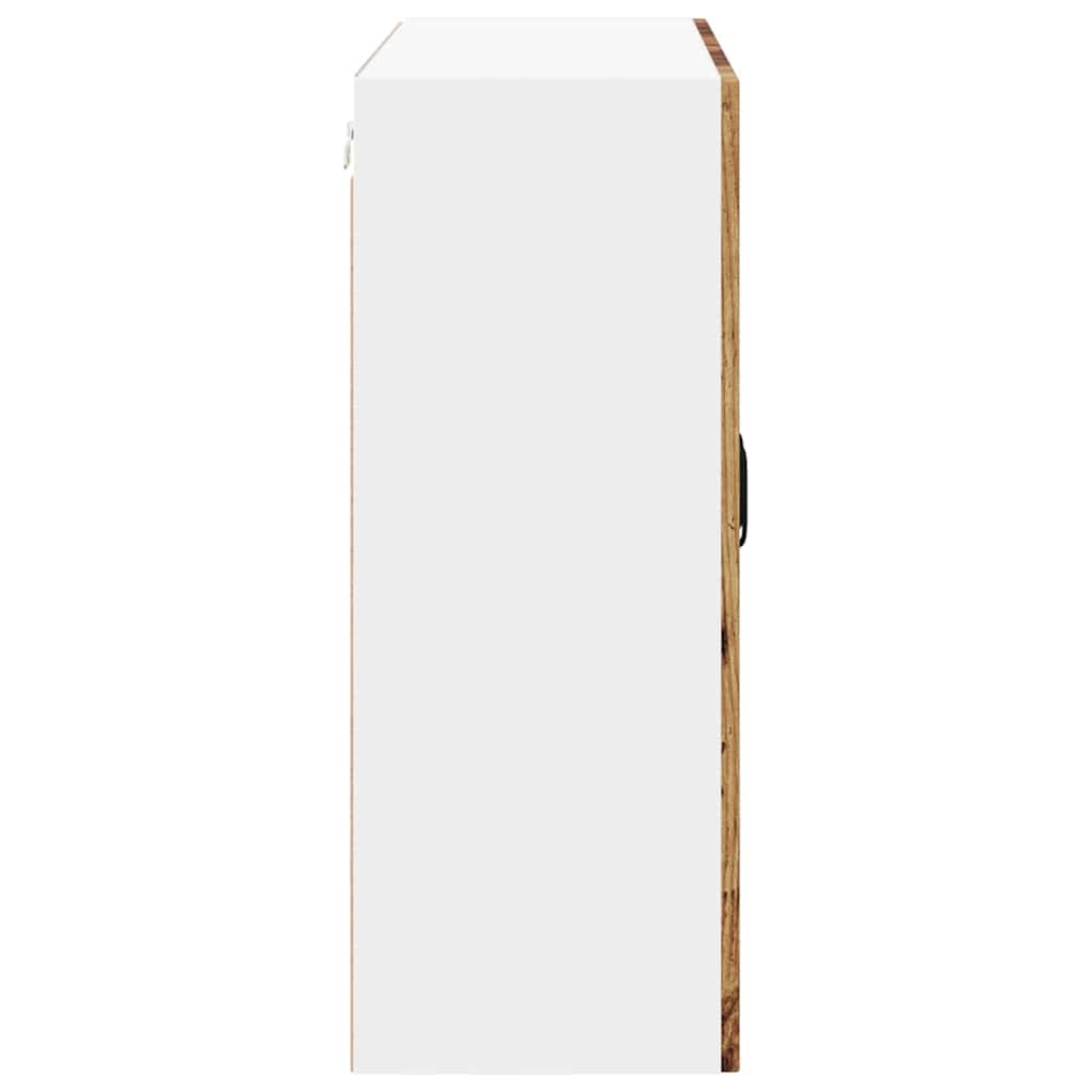 vidaXL Szafka ścienna LUCCA Stare drewno 80 x 31 x 80 cm