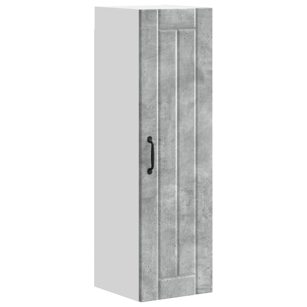 vidaXL Szafka ścienna LUCCA Betonowy szary 30 x 31 x 100 cm